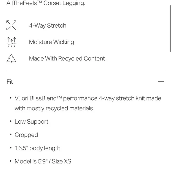 Vuori All the Feels Corset Tank - Picture 6 of 6